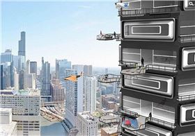 电路板厂之未来派公寓楼智能阳台可停放无人机？