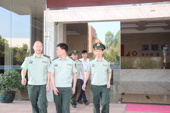 省消防总队来访赣州深联线路板厂进行安全稽查