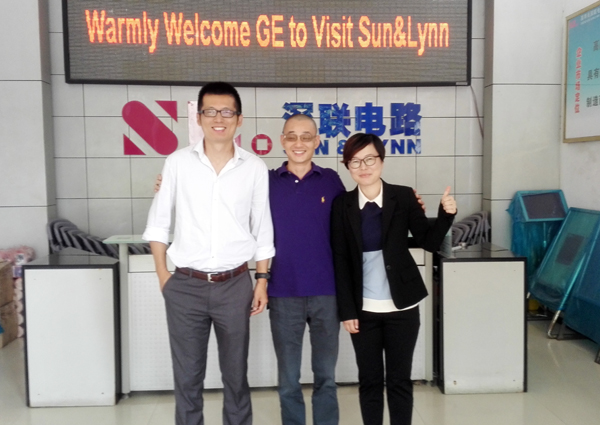 GE 能源互联全球采购与品质团队来访深联电路板厂